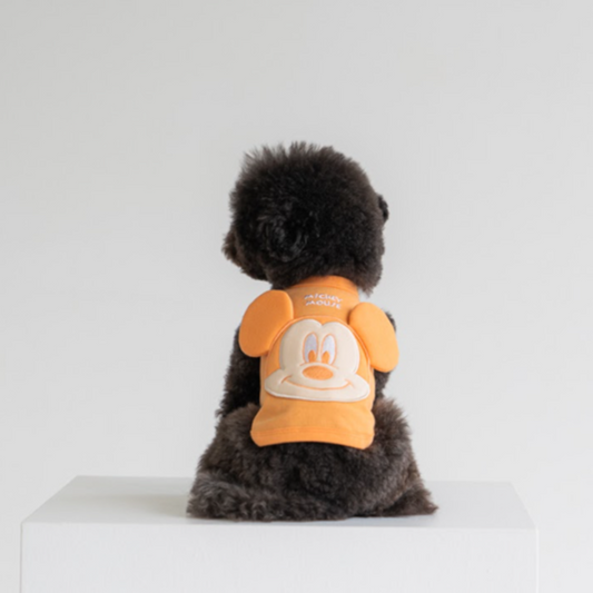 ※予約販売【DA】Mickey Mouse sleeveless(オレンジ)