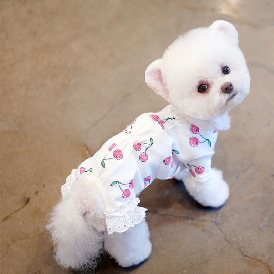 ※予約販売【GET BACK】チェリープリントオールインワン