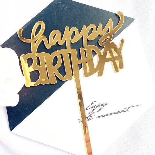 ※予約販売【LOVEMORE】CAKE DECO PICK HAPPY BIRTHDAY