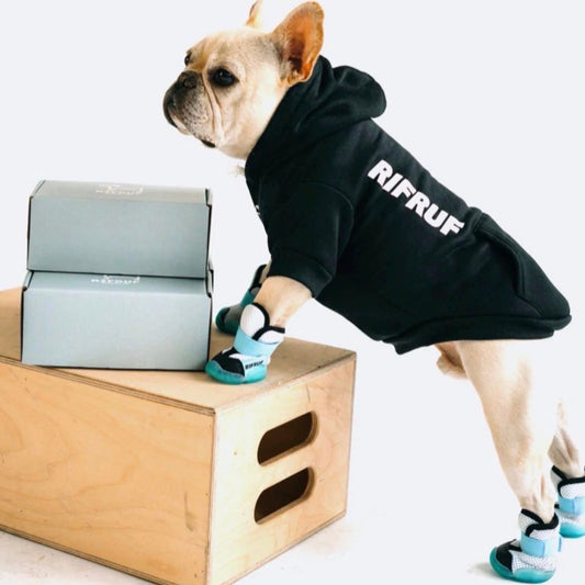 ※予約販売【RIFRUF】ESSENTIAL DOG HOODIE（Black）