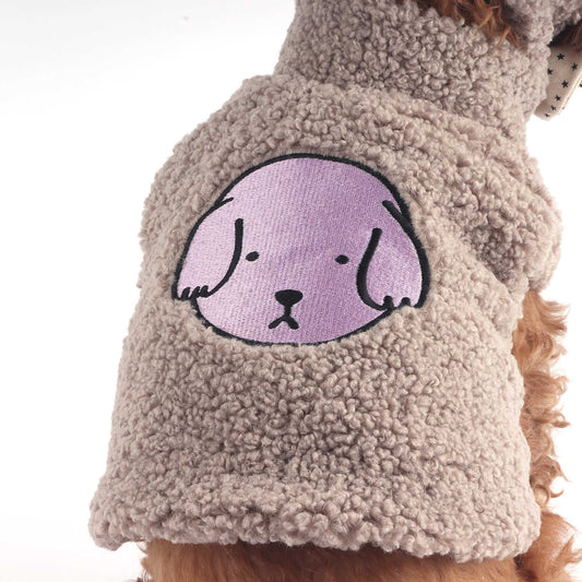 ※※予約販売【monchouchou】bubble dog jacket（ブラウン）