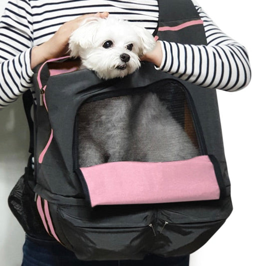 ※予約販売【INSIDE DOG & CAT】 Health maintenance care bag（グレー/ピンク）