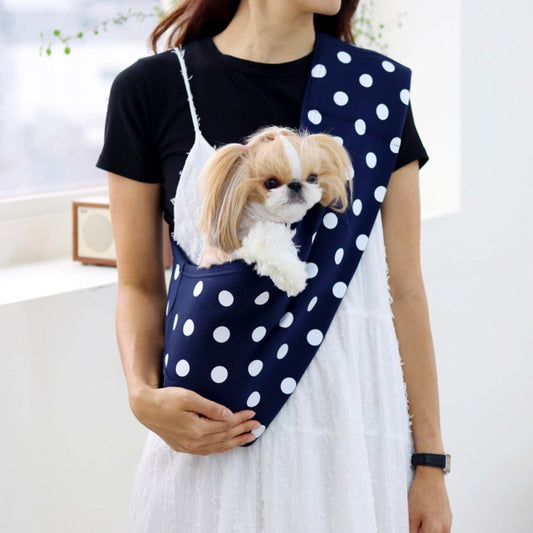 ※予約販売【GET BACK】Dot sling（Navy）