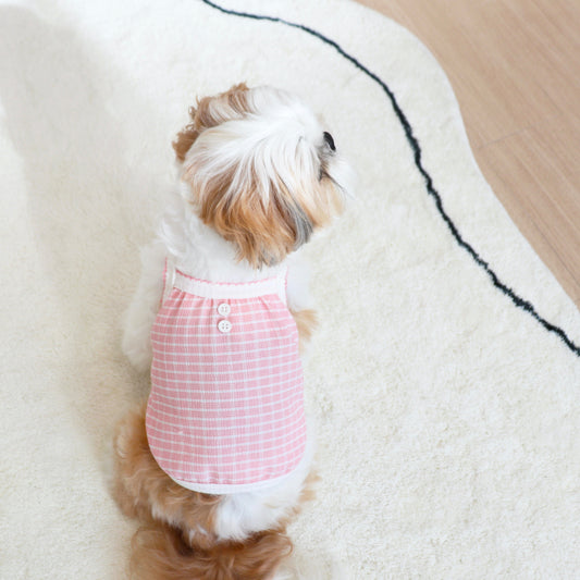 即納【DURANG RURANG】jelly bongbong sleeveless（PINK）