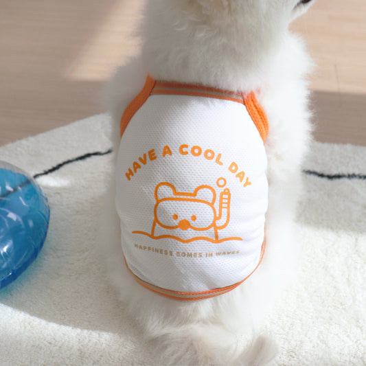 即納【DURANG RURANG】SUMMER COOL TOPS（ORANGE）