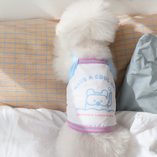即納【DURANG RURANG】SUMMER COOL TOPS（SKY BLUE）