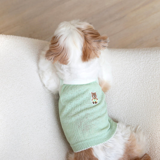 ※予約販売【DURANG RURANG】Summer Bear Breeze Top(Mint)