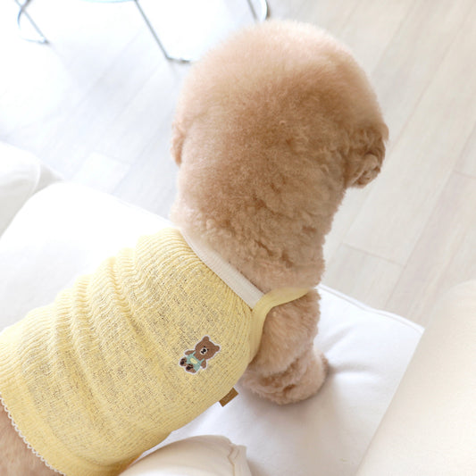 ※予約販売【DURANG RURANG】Summer Bear Breeze Top（Yellow）