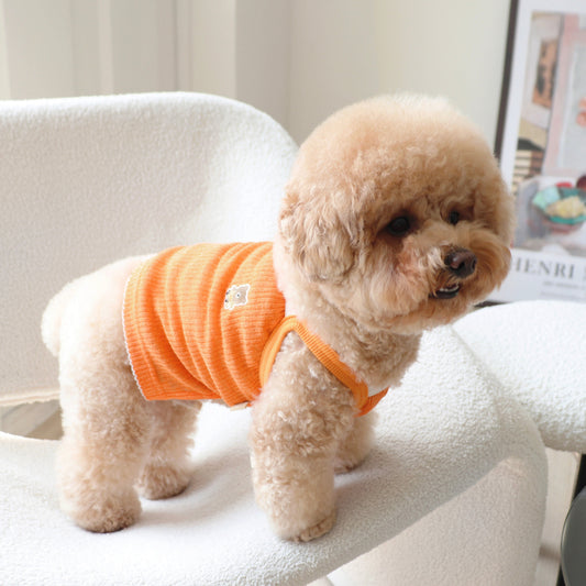 ※予約販売【DURANG RURANG】Summer Bear Breeze Top（Orange）