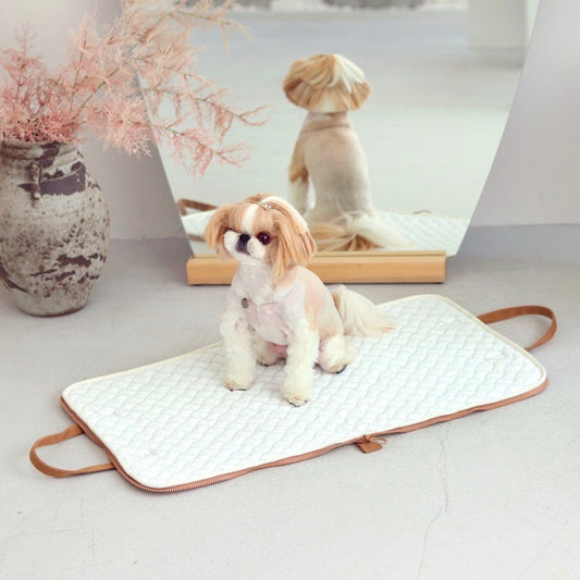 ※予約販売【GET BACK】子犬柄クーリングマット