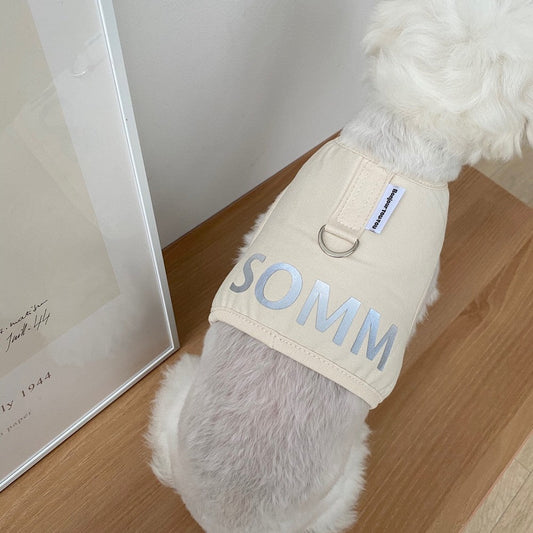 ※予約販売【Bonjour TOU-TOU】NAME CUSTUM HARNESS（アイボリー）