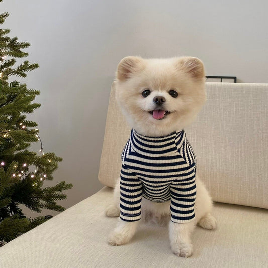 ※予約販売【Bonjour TOU-TOU×The bambi】Merry turtle neck knit（Navy）