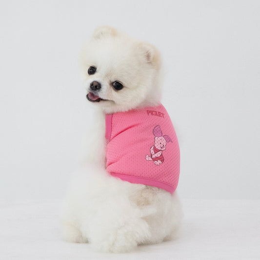 ※予約販売【DA】disney mesh crop sleeveless（Piglet）