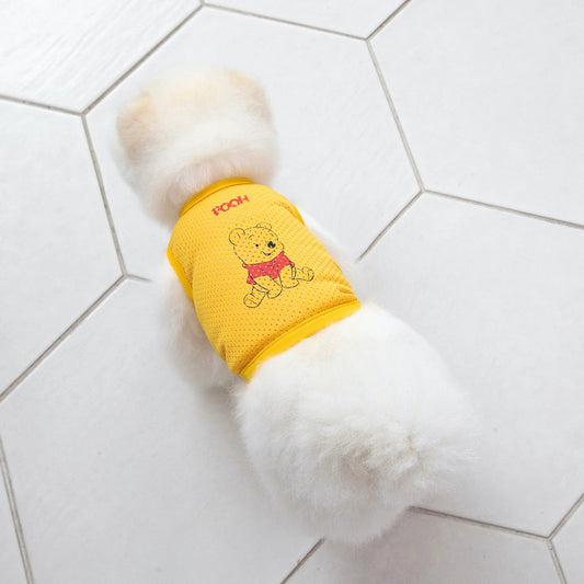 ※予約販売【DA】disney mesh crop sleeveless（Pooh）