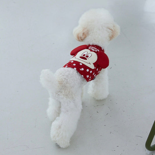 ※予約販売【DA】Mickey Mouse Polka dots sleeveless(ワイン)