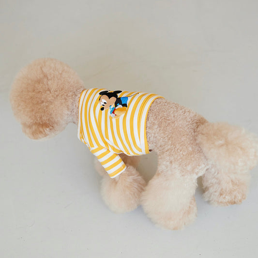※予約販売【DA】Mickey Mouse baby cardigan（イエロー）
